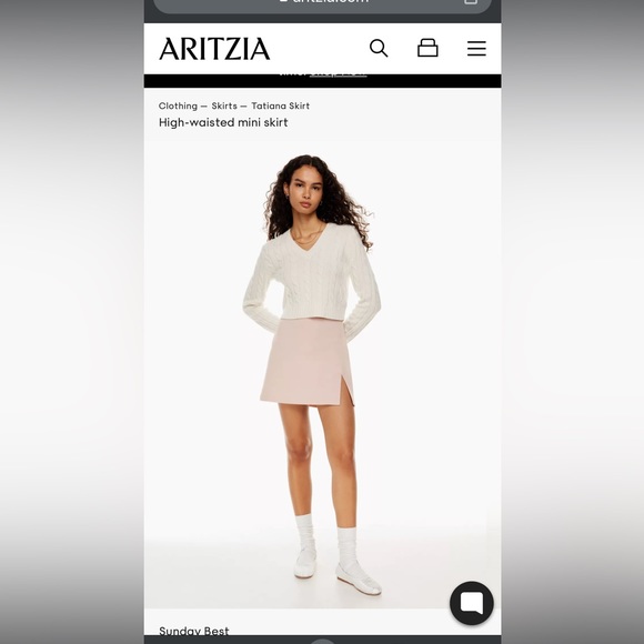 NWT Aritzia Sunday Best skirt - Picture 6 of 8